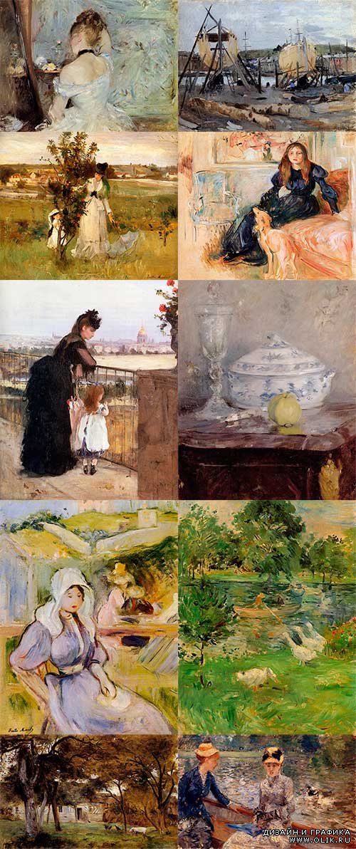 Французская художница Берта Моризо / French artist Berthe Morisot