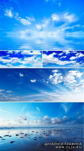 Небо над морем (набор летних фонов)