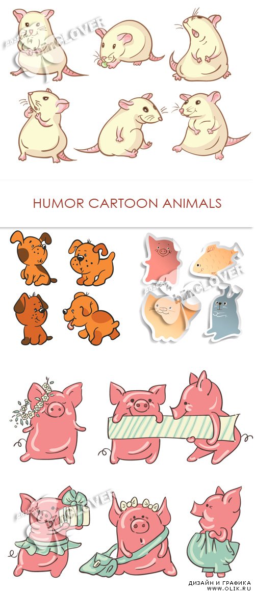 Humor cartoon animals 0431