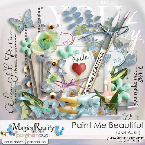 Красочный скрап-комплект - Paint Me Beautiful