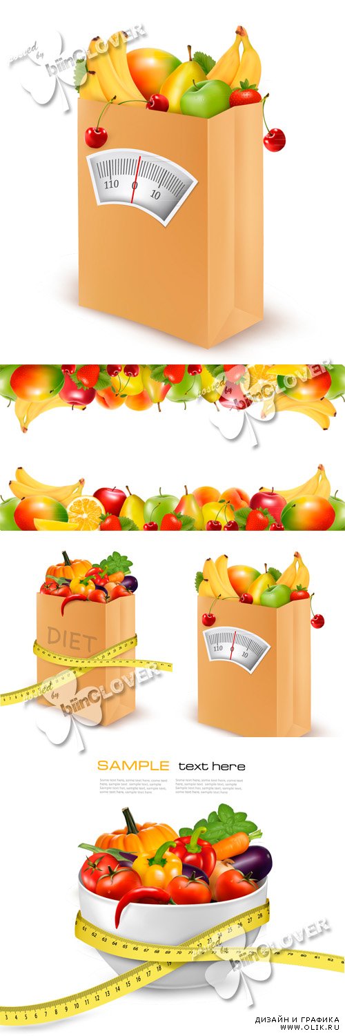 Concept of vegetables  and fruits diet 0452