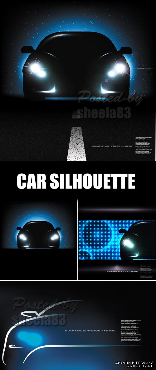 Car Silhouettes Vector