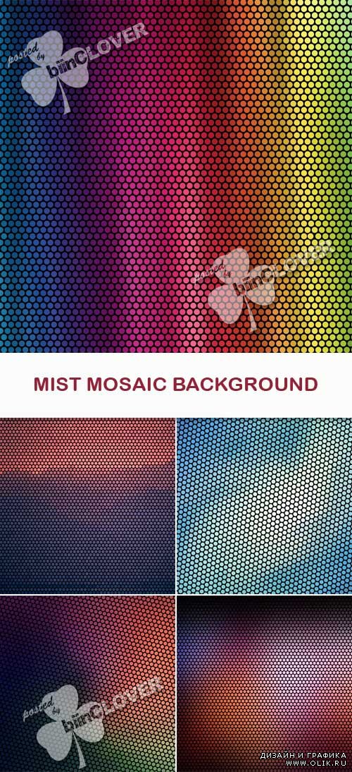 Mist mosaic background 0462
