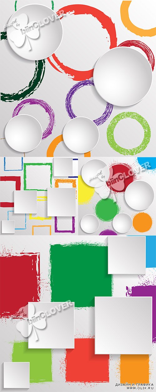 Abstract 3D geometric backgrounds 0464