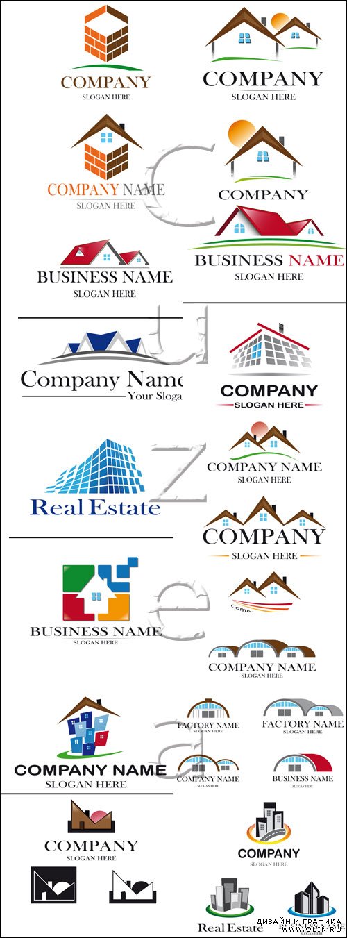 Бизнес логотипы, 8 / Logo business vector collection, 8