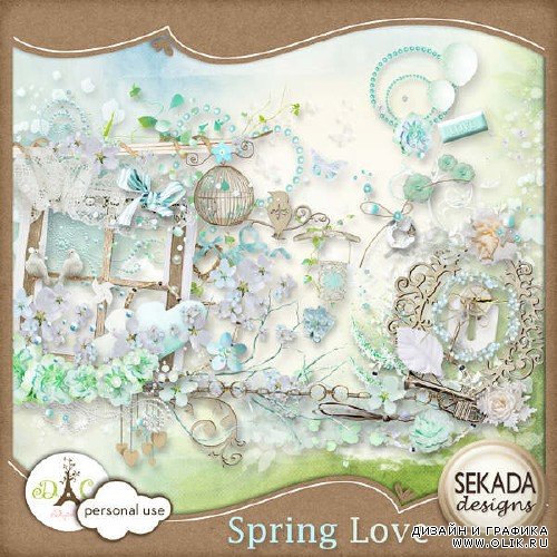 Цифровой скрап-набор - Spring Love