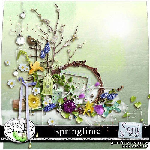 Набор для скрапбукинга - Springtime