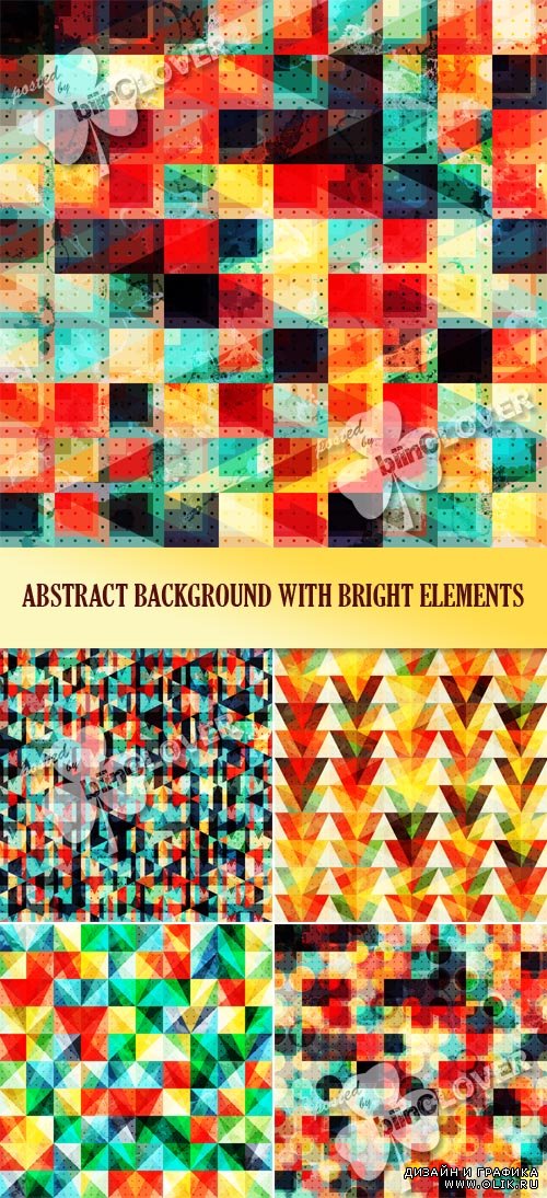 Abstract background with bright elements 0485