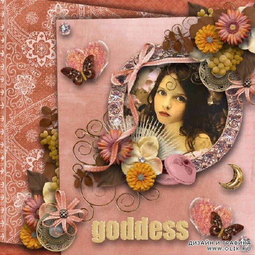 Винтажный скрап-комплект - Goddess