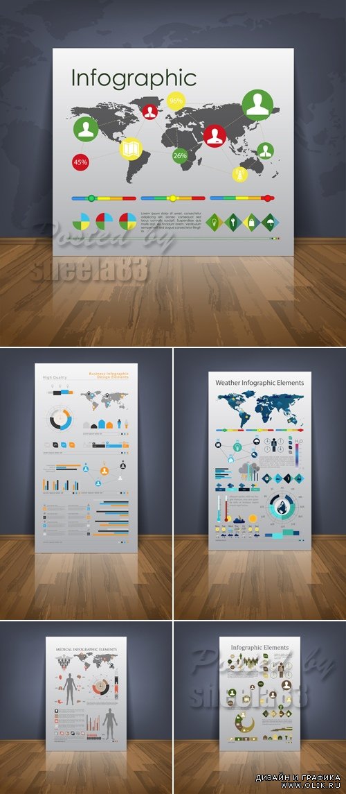 Infographic Business Templates Vector