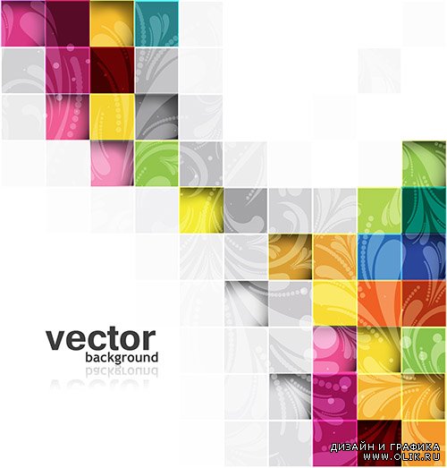 Коллекция векторных абстрактных фонов 8