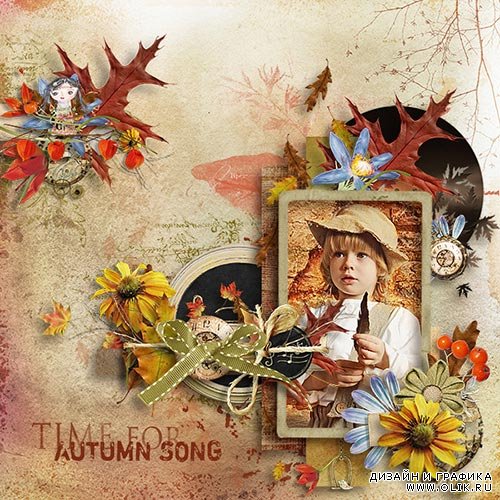 Скрап-набор Time For Autumn Song - Осенняя Песня