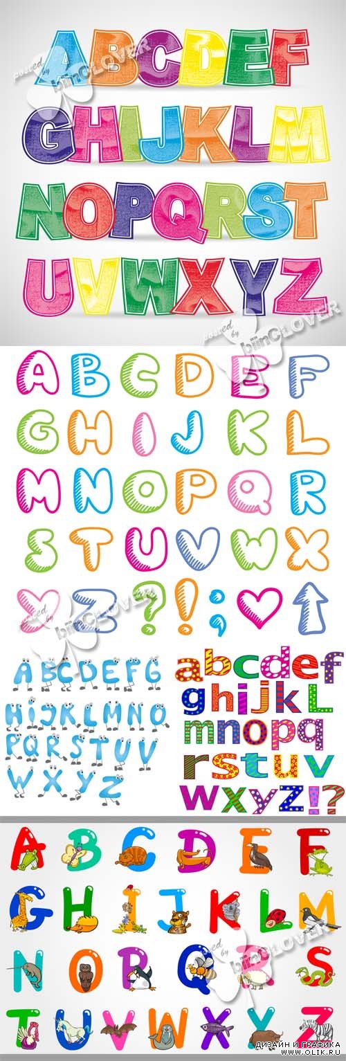 Colorful alphabet letters 0518