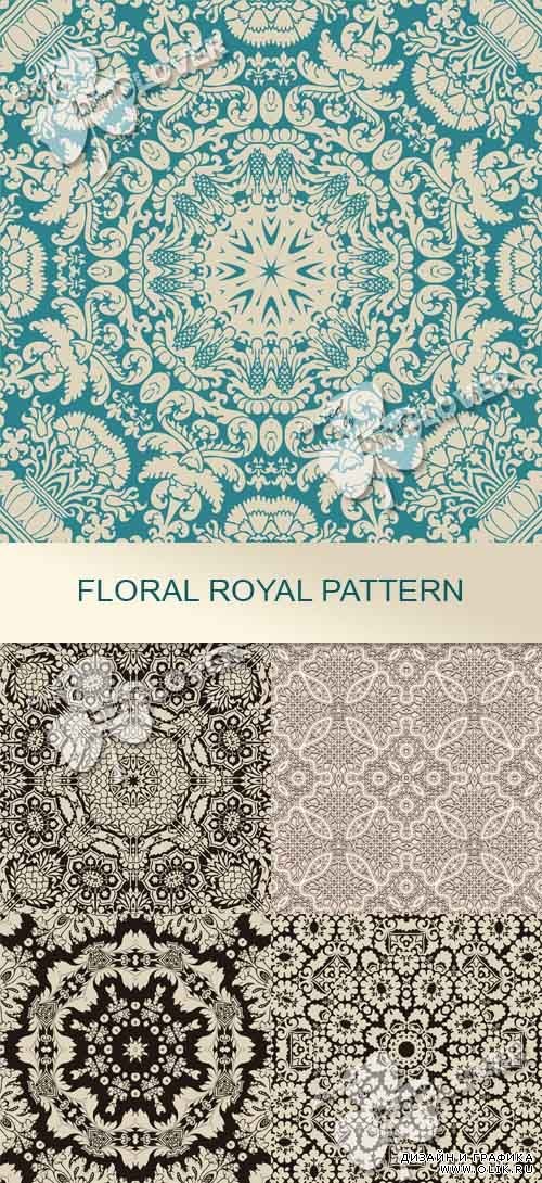 Floral royal pattern 0532