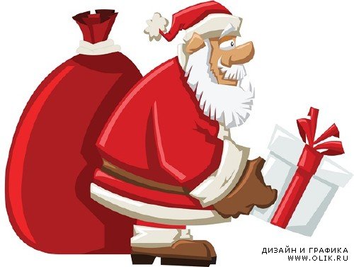 Подборка отрисовок Санта Клауса