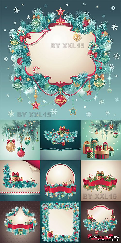 Christmas vector decorations