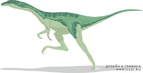 Подборка динозавров в векторе