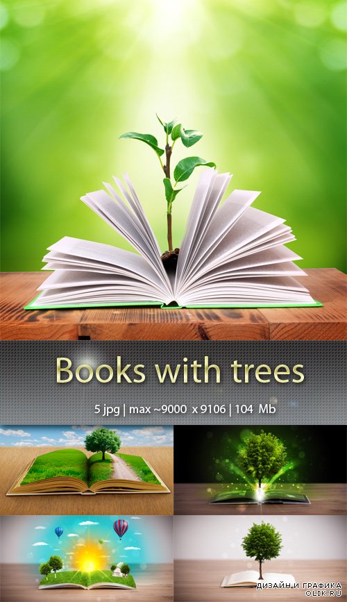 Books with trees