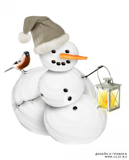 Забавные снеговики - PNG-файлы на прозрачном фоне