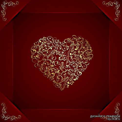 Векторный клипарт - День влюблённых 7