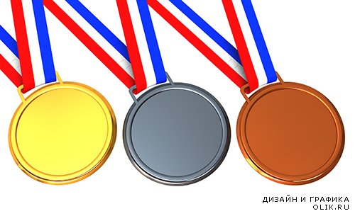 Растровый клипарт - Олимпийские медали