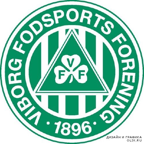 Логотипы и эмблемы футбольных команд Дании (вектор)