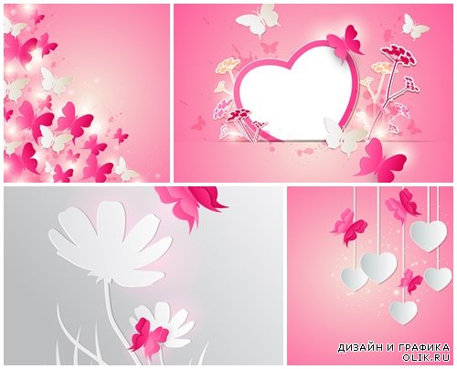 Vector collection for Valentines Day, 14 February, part 31