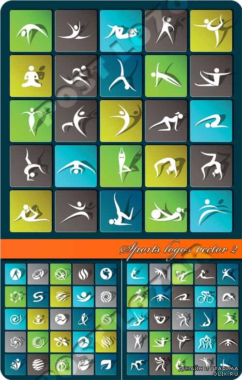 Спорт логотипы | Sports logos vector 2