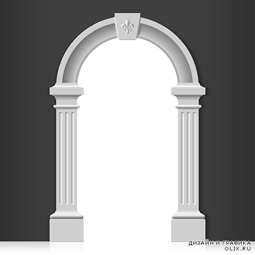 Векторный клипарт - Античные колонны 2