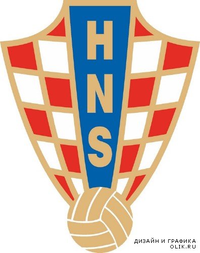 Логотипы и эмблемы футбольных команд Хорватии (вектор)
