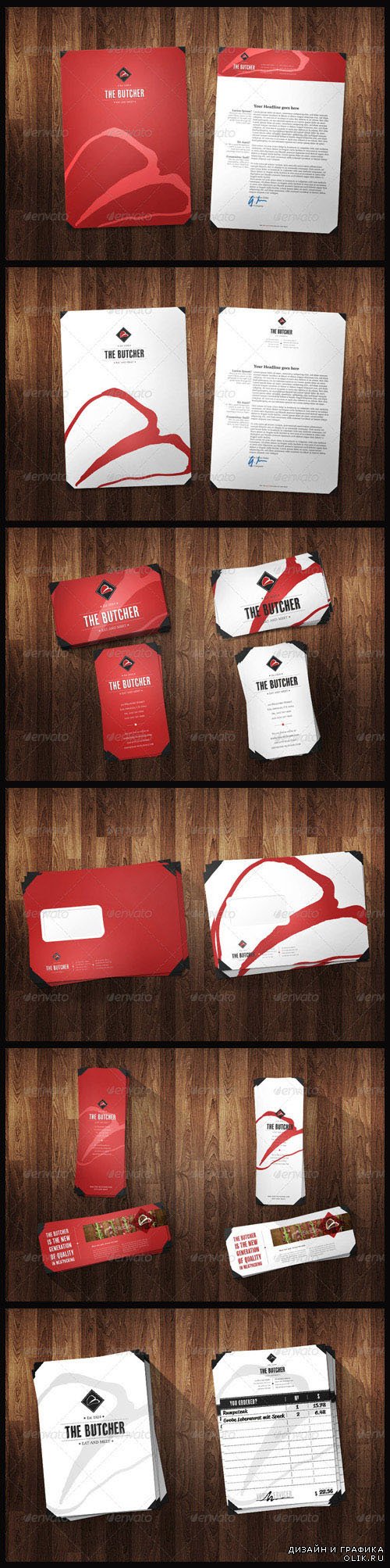 Corporate Identity Pack - Red & White Versions