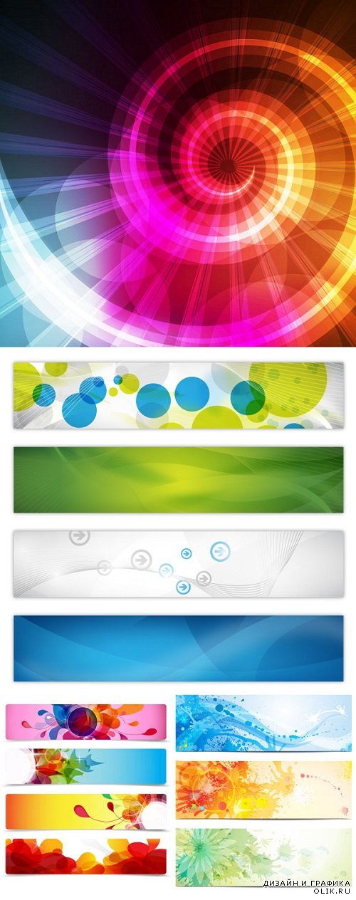 Vector - Abstract nice backgrounds ticket