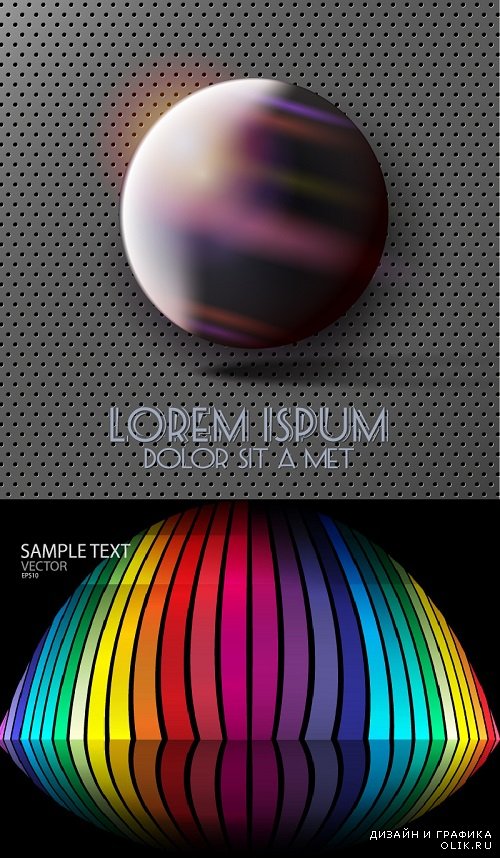 Vector - Modern backgrounds colorful