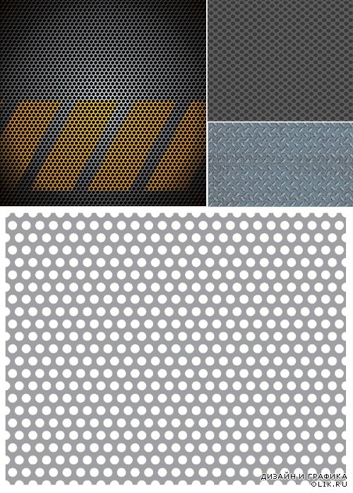 Vector - Metal backgrounds textures