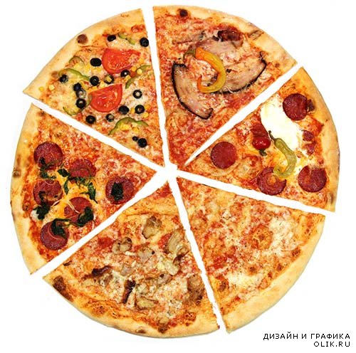 Растровый клипарт - Пицца 2