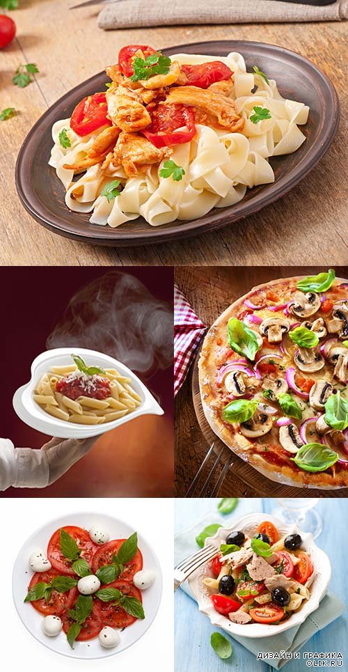 Растровый клипарт - Итальянская еда