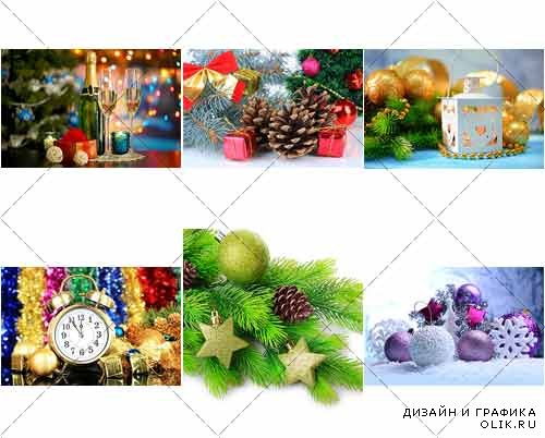 Красивые рождественские открытки для праздника | Beautiful Christmas cards for holiday, стоковый клипарт