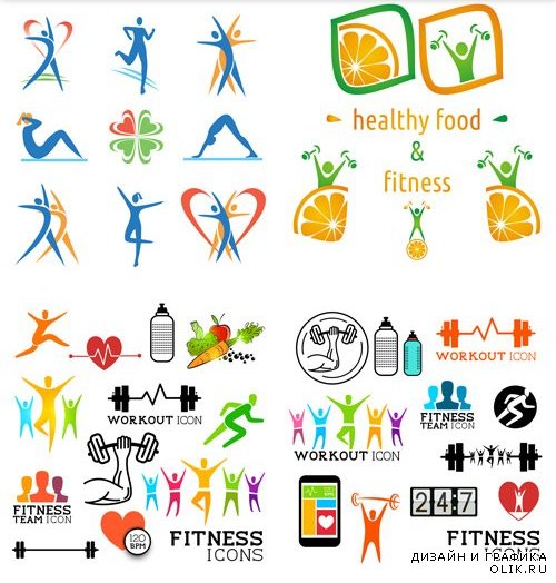 Фитнес – Fitness icons