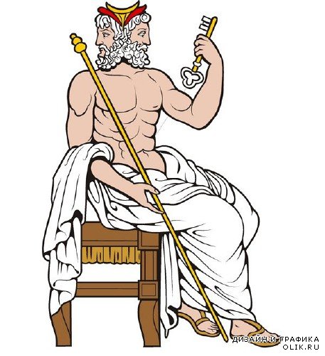 Персонажи мифологии Древней Греции (векторные отрисовки)