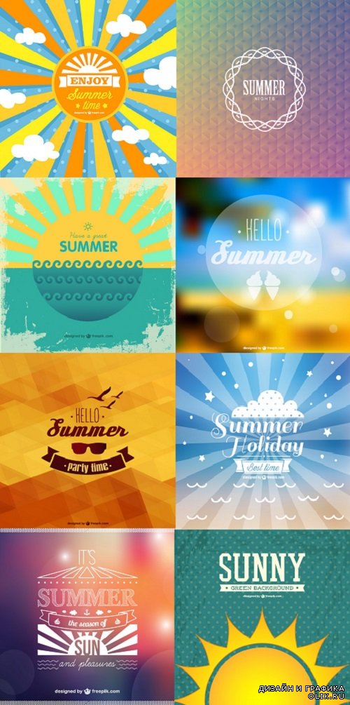 Vector - Summer backgrounds von