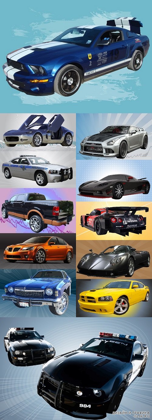 Vector Car Graphics for Design