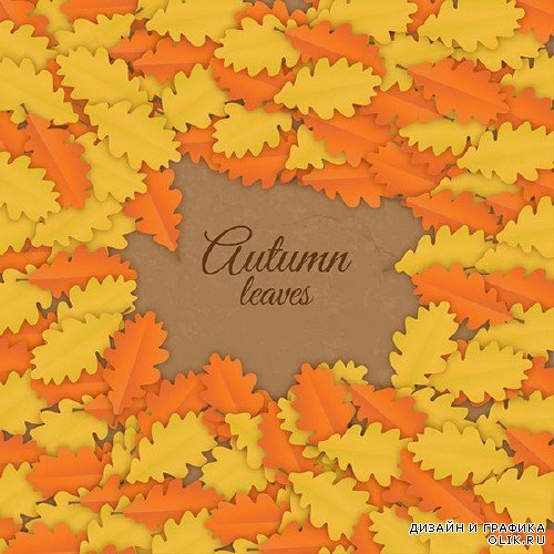 Осенние фоны и баннеры с пожухлой листвой