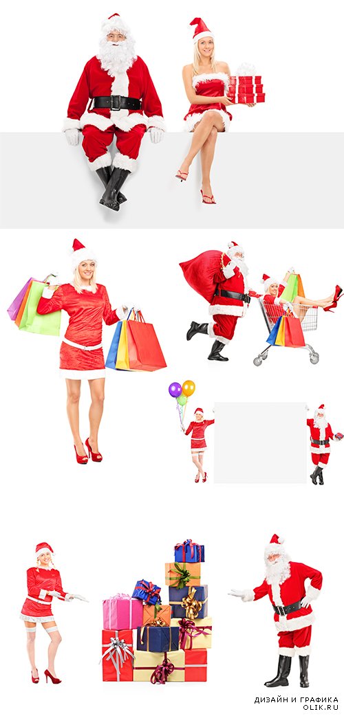 Man-and-woman-in-santa-costume