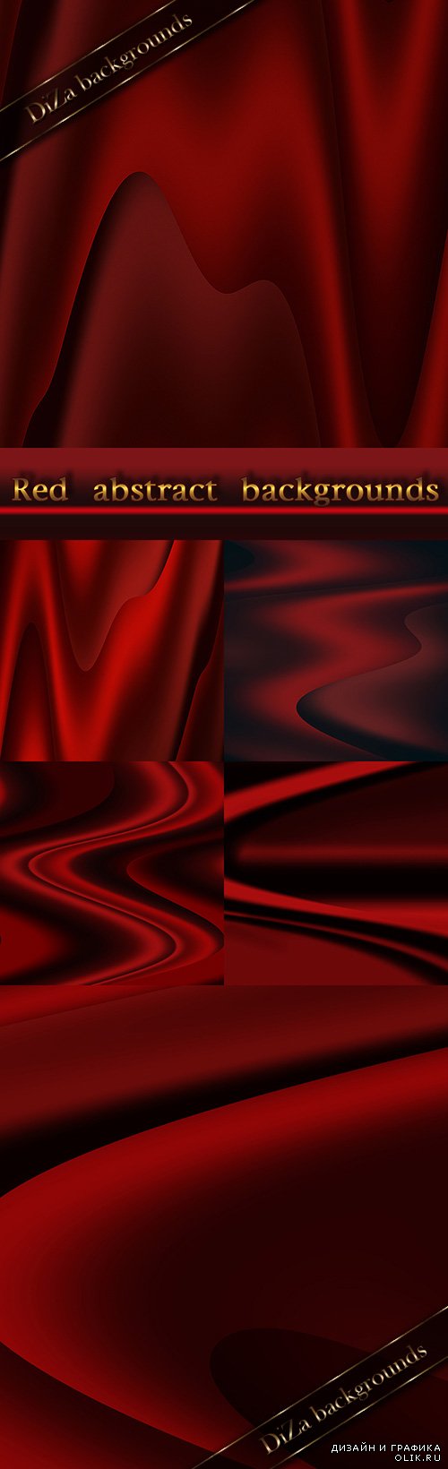 Red abstract backgrounds