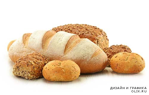 Растровый клипарт - Свежий хлеб 3