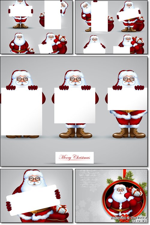 Santa christmas design - Vector