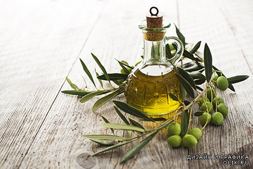 Растровый клипарт - Оливковое масло