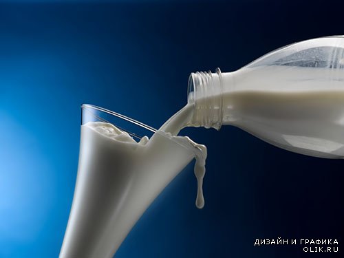 Растровый клипарт - Молоко 2