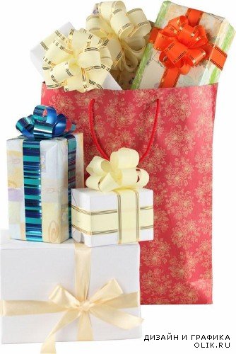 Коробки с подарками (подборка изображений)