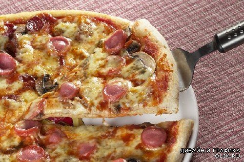 Подборка растровых изображений Пиццы